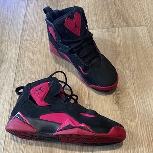 Jordan True Flight GG 'Black Sport Fuchsia